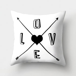 Black And White Cushion Cover