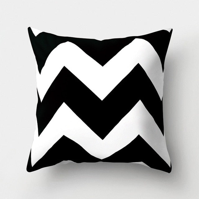 Black And White Cushion Cover