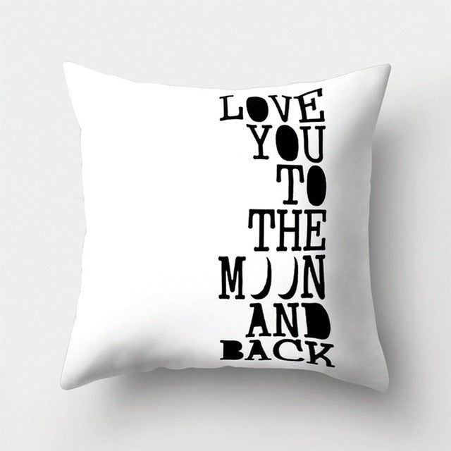 Black And White Cushion Cover