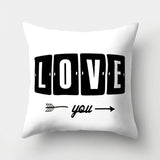 Black And White Cushion Cover