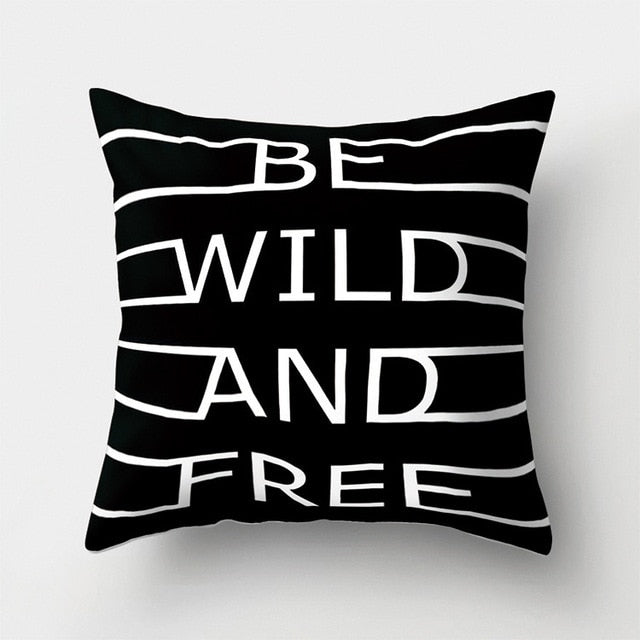 Black And White Cushion Cover