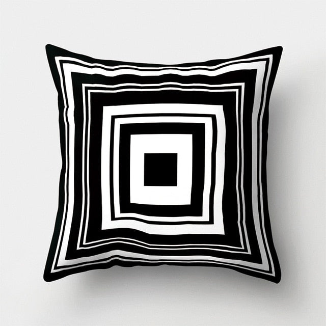 Black And White Cushion Cover