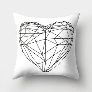 Black And White Cushion Cover