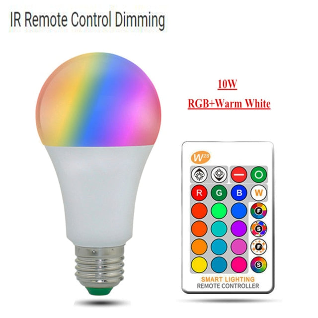 Dimmable E27 RGB Bulb