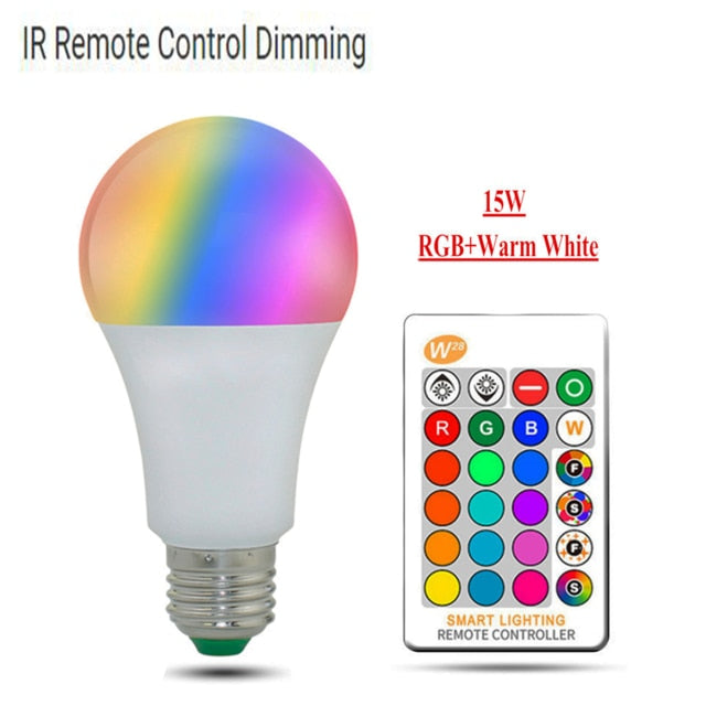 Dimmable E27 RGB Bulb