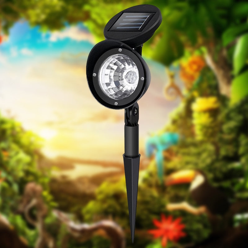 4 LED Solar Lawn Spotlight