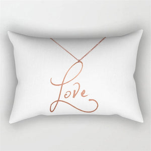 Rose Gold Pillow Cover