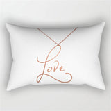 Rose Gold Pillow Cover