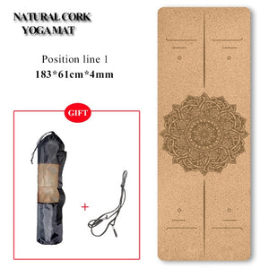 Natural Cork TPE Yoga Mat