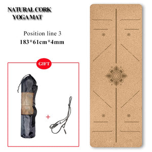 Natural Cork TPE Yoga Mat