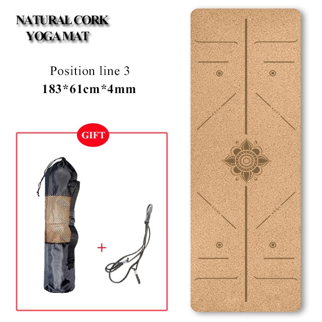 Natural Cork TPE Yoga Mat