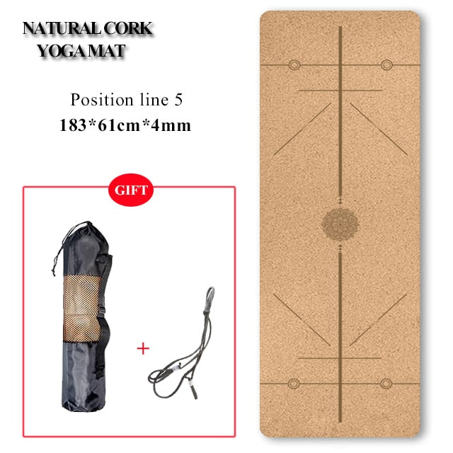 Natural Cork TPE Yoga Mat