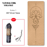 Natural Cork TPE Yoga Mat