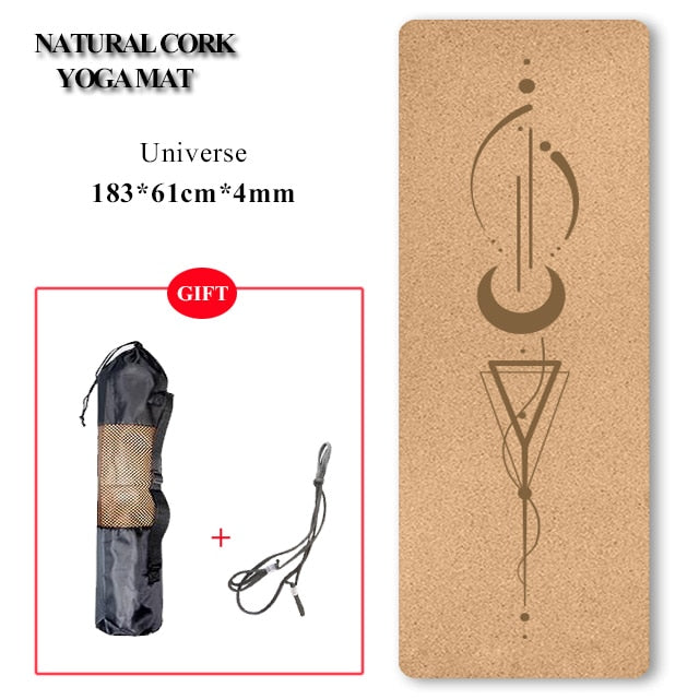 Natural Cork TPE Yoga Mat