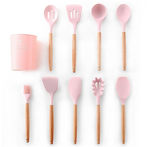 Silicone Cooking Utensils Set