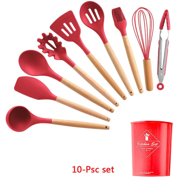 Silicone Cooking Utensils Set