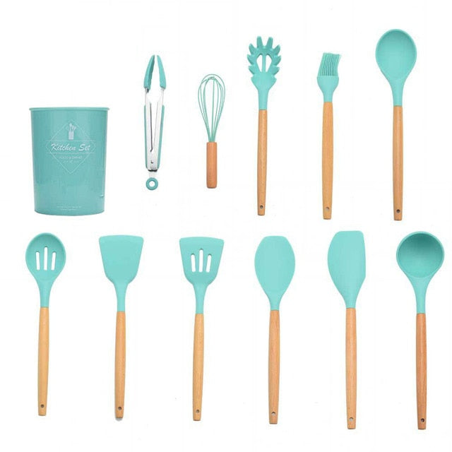 Silicone Cooking Utensils Set