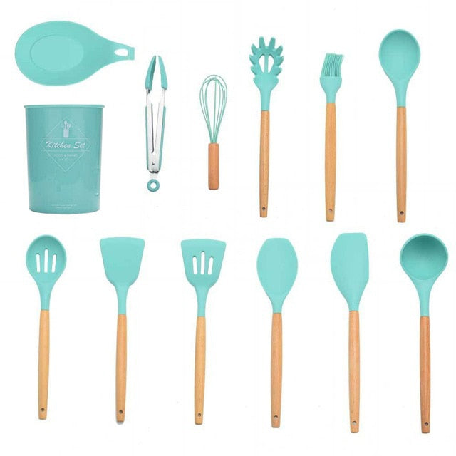 Silicone Cooking Utensils Set