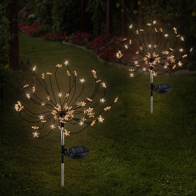 90 LED Firework Garden Lights