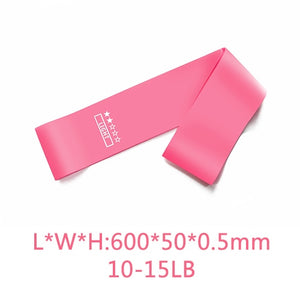 5 Pieces Elastic Fitness Bands