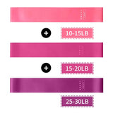 5 Pieces Elastic Fitness Bands