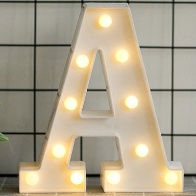 LED Letter Night Light