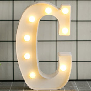 LED Letter Night Light