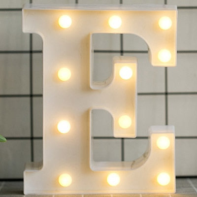 LED Letter Night Light