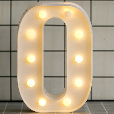 LED Letter Night Light