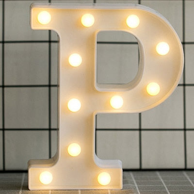 LED Letter Night Light