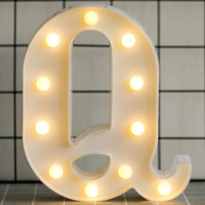 LED Letter Night Light