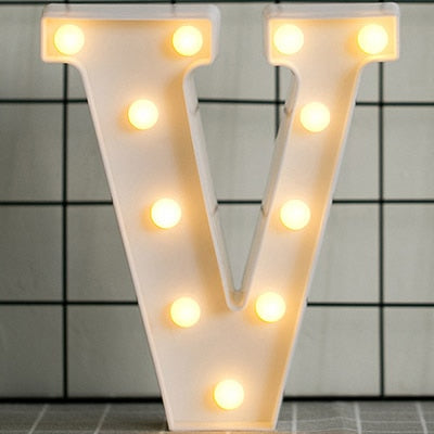 LED Letter Night Light