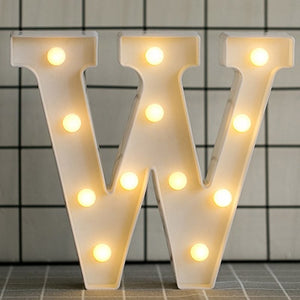 LED Letter Night Light