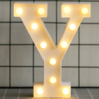 LED Letter Night Light