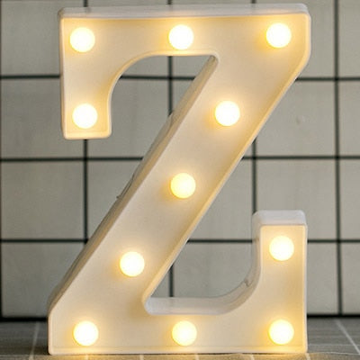 LED Letter Night Light