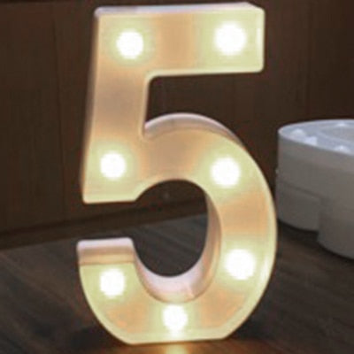 LED Letter Night Light