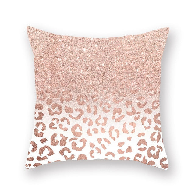 Adorable Pink Pillow Cover