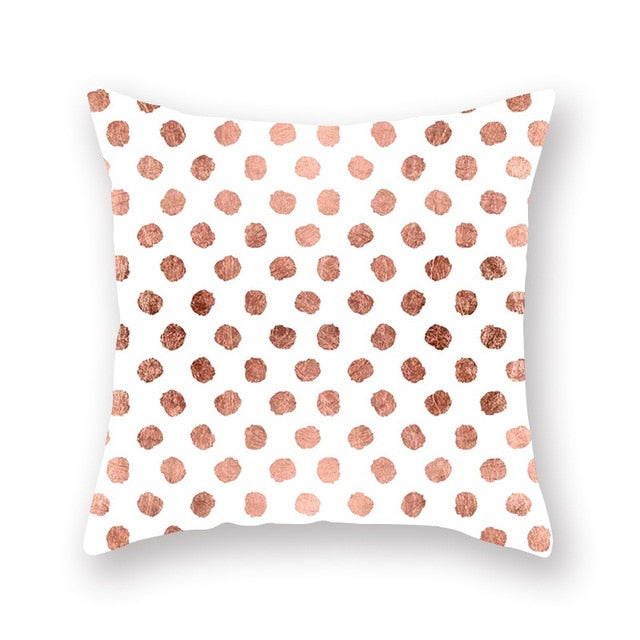 Adorable Pink Pillow Cover