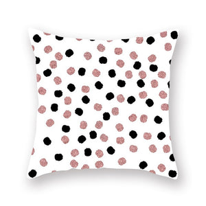 Adorable Pink Pillow Cover