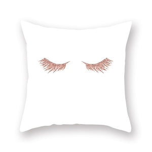 Adorable Pink Pillow Cover