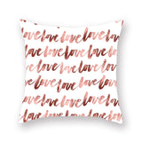 Adorable Pink Pillow Cover