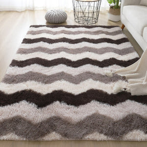 Tie Dyeing Plush Rug