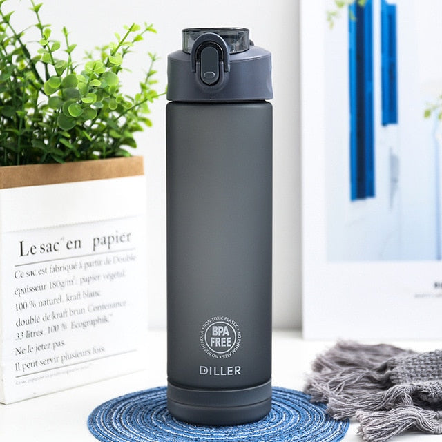 Portable Water Bottle With Straw