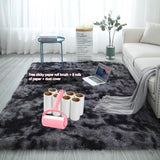 Tie Dyeing Plush Rug