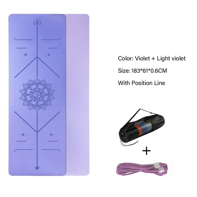 TPE Double Layer Yoga Mat