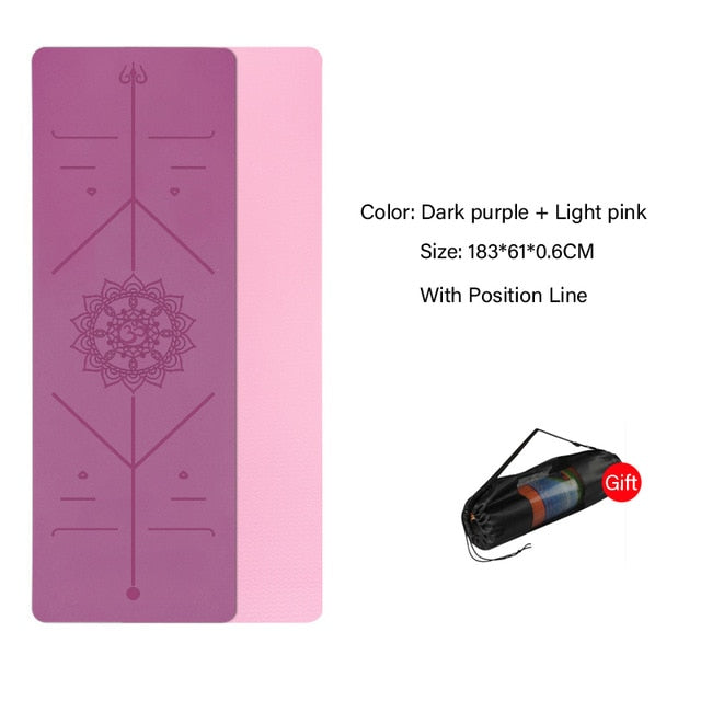 TPE Double Layer Yoga Mat