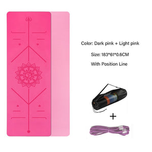 TPE Double Layer Yoga Mat