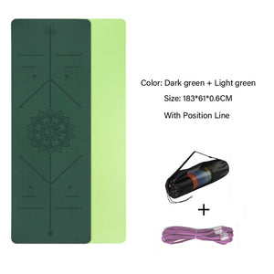 TPE Double Layer Yoga Mat