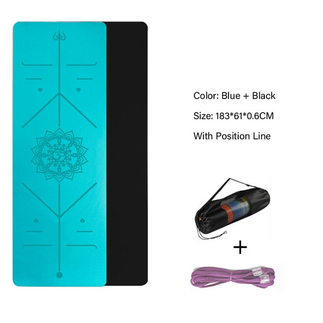 TPE Double Layer Yoga Mat