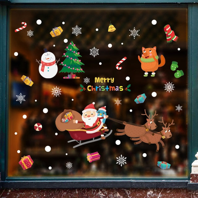 Merry Christmas Wall Stickers